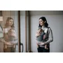 Marsupiu bebe, FreeON, Carry Me, 3 in 1, De la 4 luni pana la 15 kg, Tesatura din plasa 3D, Confortabil si sigur pentru bebe, Grey/Pink - 2