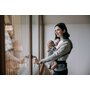 Marsupiu bebe, FreeON, Carry Me, 3 in 1, De la 4 luni pana la 15 kg, Tesatura din plasa 3D, Confortabil si sigur pentru bebe, Grey/Pink - 4