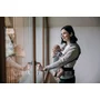 Marsupiu bebe, FreeON, Carry Me, 3 in 1, De la 4 luni pana la 15 kg, Tesatura din plasa 3D, Confortabil si sigur pentru bebe, Grey/Pink - 4