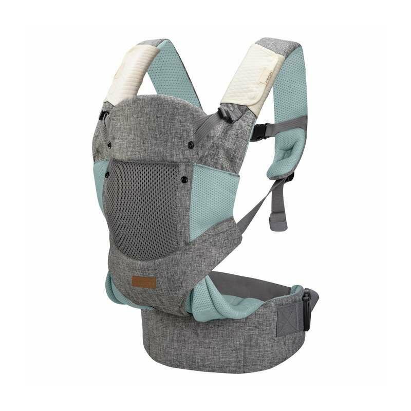 Marsupiu bebe, FreeON, Easy Move, 3 in 1, De la 3,5 luni pana la 15 kg, Tesatura din plasa 3D, Confortabil si sigur pentru bebe, Grey