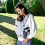 Marsupiu bebe, Jane, Like, Ergonomic, De la nastere pana la 18 Kg, Bumbac 100%, Cu multiple pozitii de purtare, Seal - 7