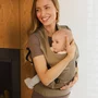 Marsupiu bebe, Lionelo, Mabel, Ergonomic, Pozitia M-broscuta, De la 4 luni pana la 15 Kg, Amplasare cu fata sau cu spatele spre parinte, Material respirabil, Bej - 10