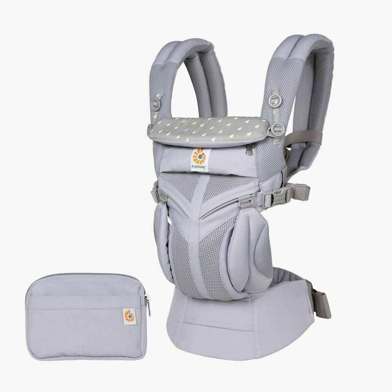Ergobaby - marsupiu ergonomic omni 360 cool air mesh dewy taupe, 4