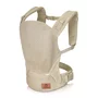 Marsupiu ergonomic, Lionelo, Margareet Air, 3 pozitii de purtare, Certificat de Institutul International pentru Displazie de Sold, 4 luni+, Pana la 20 Kg, Material respirabil 3D Air Mesh, Catarama dubla de siguranta, Bej