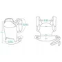 Marsupiu ergonomic, Lionelo, Margareet Air, 3 pozitii de purtare, Certificat de Institutul International pentru Displazie de Sold, 4 luni+, Pana la 20 Kg, Material respirabil 3D Air Mesh, Catarama dubla de siguranta, Bej - 22