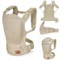Marsupiu ergonomic, Lionelo, Margareet Air, 3 pozitii de purtare, Certificat de Institutul International pentru Displazie de Sold, 4 luni+, Pana la 20 Kg, Material respirabil 3D Air Mesh, Catarama dubla de siguranta, Bej - 4