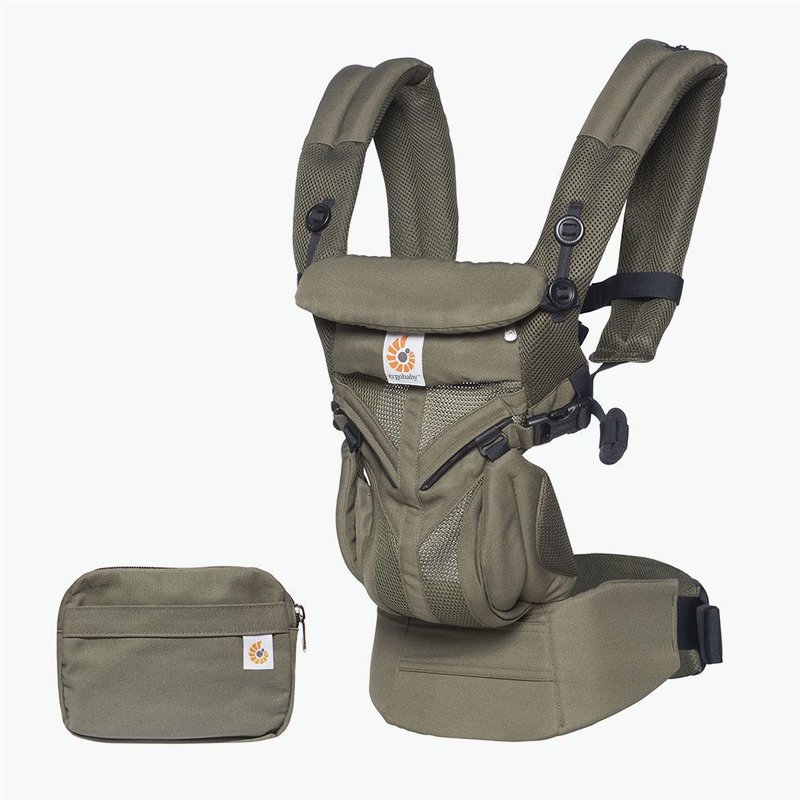 Ergobaby - marsupiu omni 360 cool sir mesh khaki green
