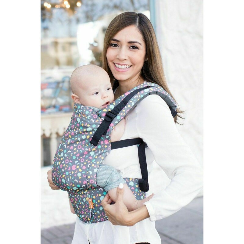 Baby tula - marsupiu ergonomic standard party pieces, 2 pozitii, multicolor