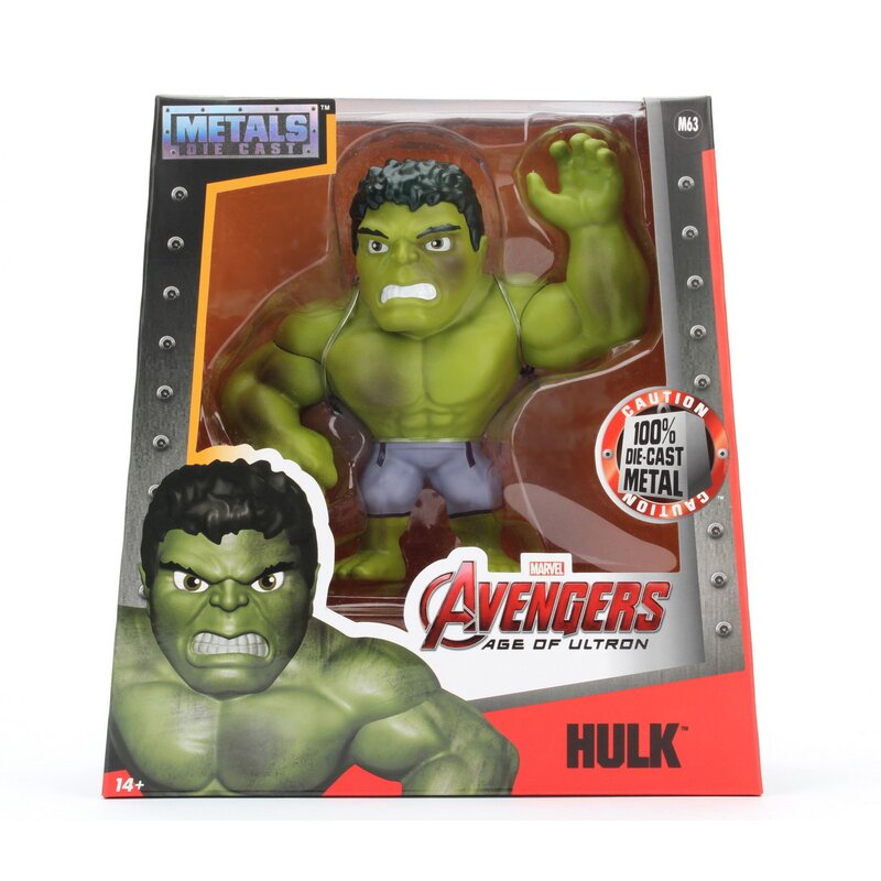 Simba - marvel figurina metalica hulk 15 cm
