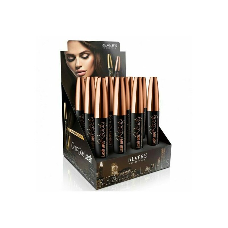 Revers - mascara lash are ready - high volume % long, , negru, set 11+1 gratis