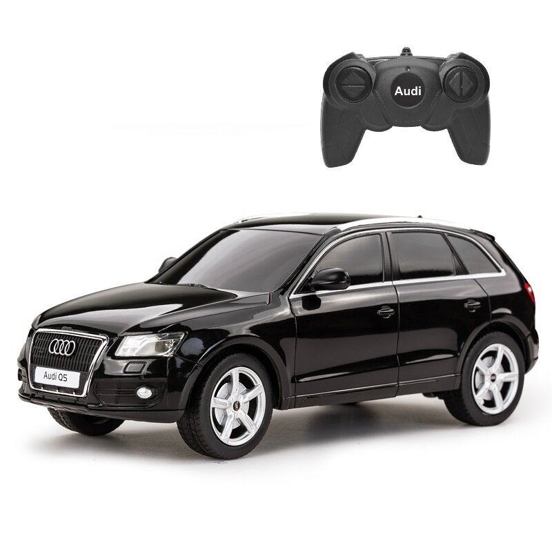 Rastar - masinuta cu telecomanda audi q5, scara 1:24, negru