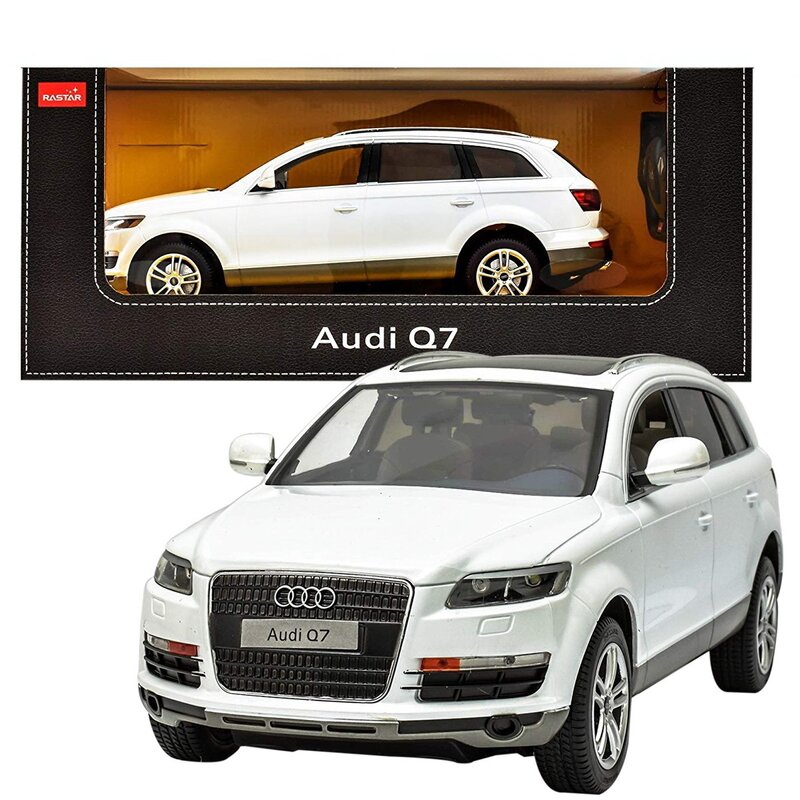Rastar - Masinuta cu telecomanda Audi Q7, Scara 1:14, Alb