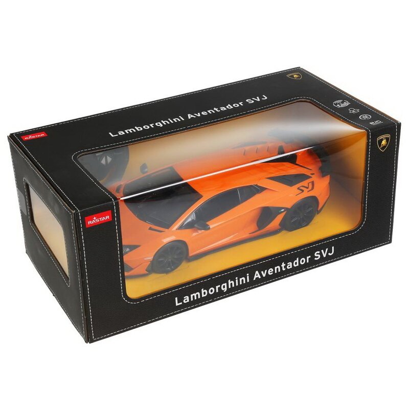Rastar - Masinuta cu telecomanda Aventador SVJ, Scara 1:14, Portocaliu