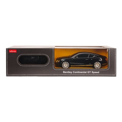 Rastar - Masinuta cu telecomanda Bentley Continental GT ,  Scara 1:24, Negru