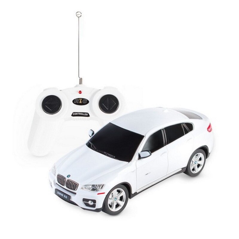 Rastar - masinuta cu telecomanda bmw x6 , scara 1:24, alb