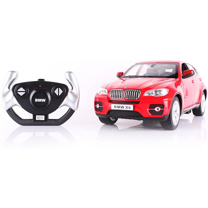 Rastar - masinuta cu telecomanda bmw x6 , scara 1:14, rosu