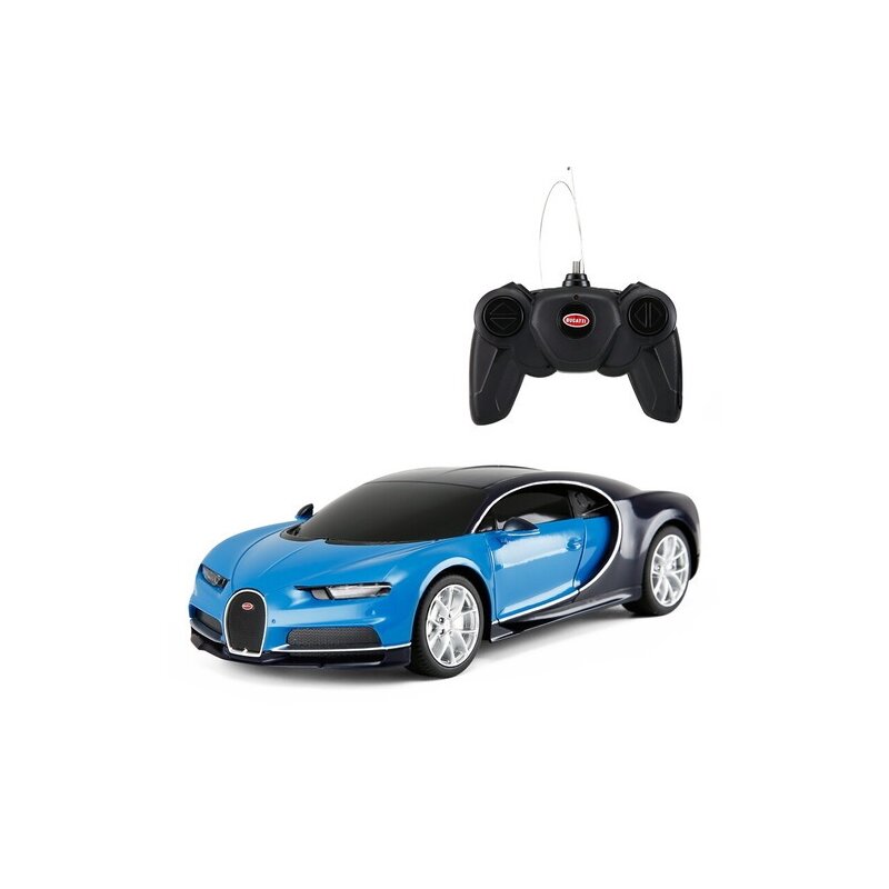 Rastar - Masinuta cu telecomanda Bugatti Chiron , Scara 1:24, Albastru