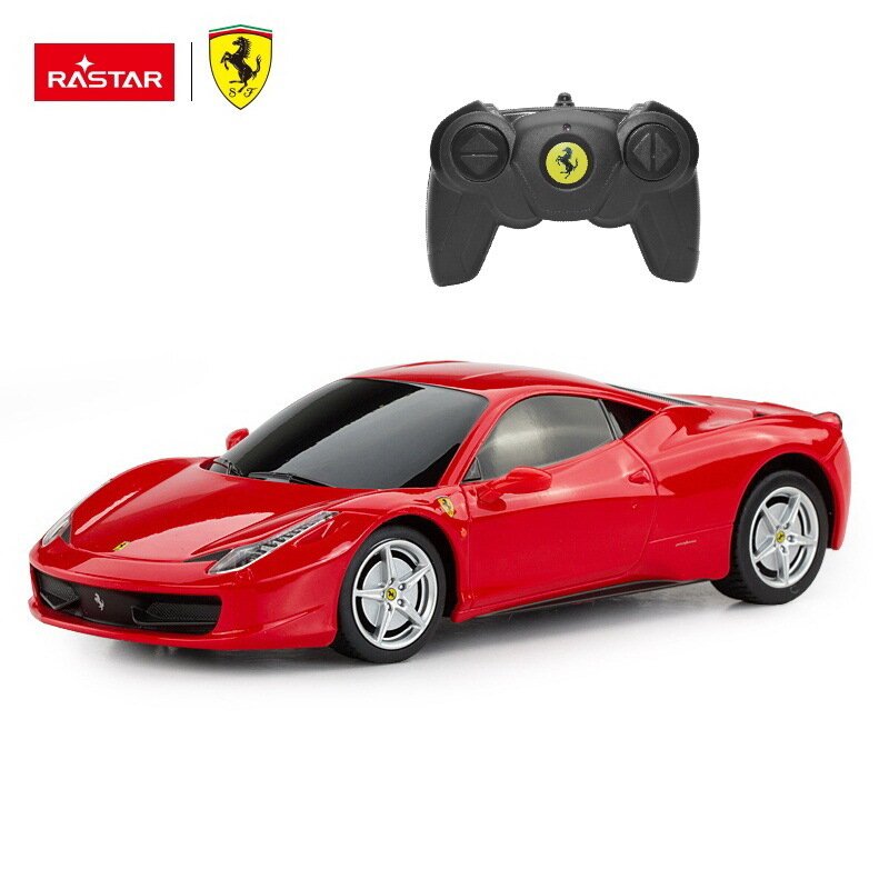 Rastar - masinuta cu telecomanda ferrari 458 , scara 1:24