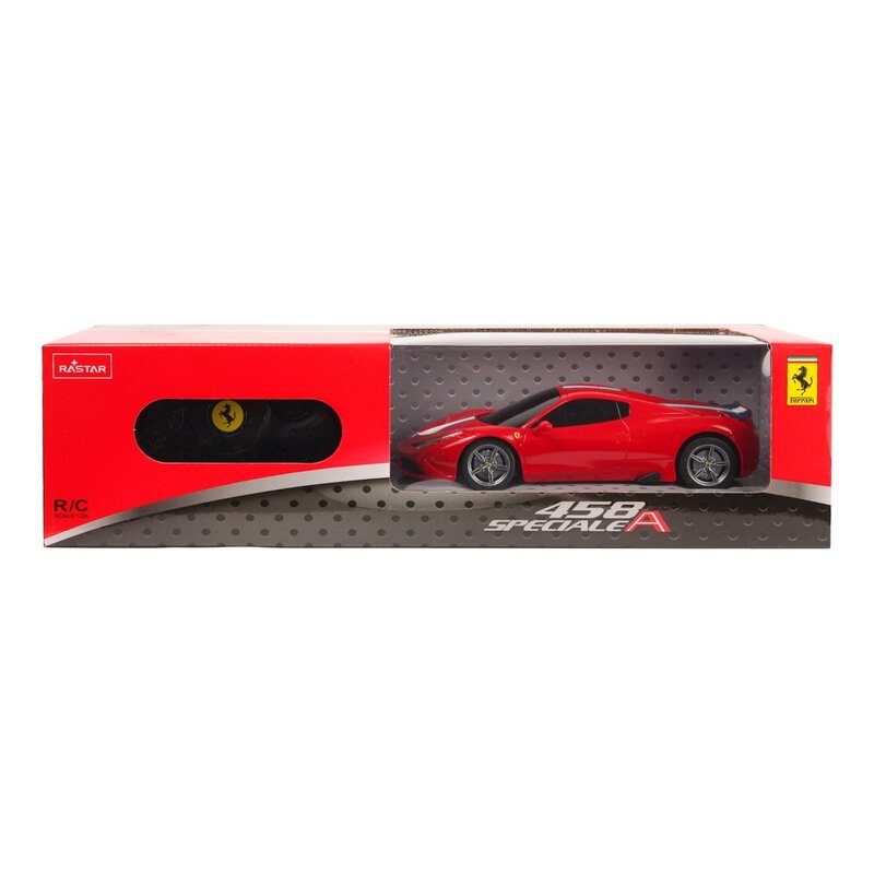 Rastar - masinuta cu telecomanda ferrari 458 speciale, scara 1:24, rosu