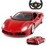 Rastar - Masinuta cu telecomanda Ferrari 488 GTB,   Scara 1:14, Rosu - 6