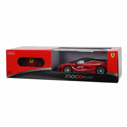 Rastar - Masinuta cu telecomanda Ferrari FXX k Evo,   Scara 1:24, Rosu