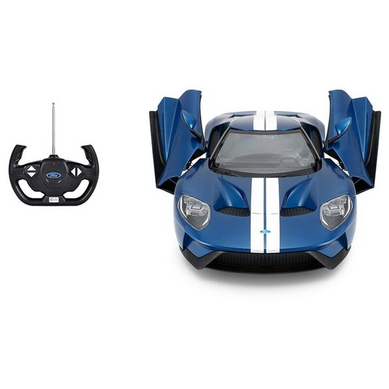 Rastar - masinuta cu telecomanda ford gt , scara 1:14, albastru