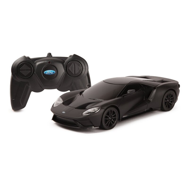 Rastar - masinuta cu telecomanda ford gt, scara 1:24, negru