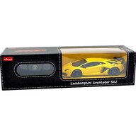 Rastar - Masinuta cu telecomanda Lamborghini Aventador SVJ,   Scara 1:24, Galben