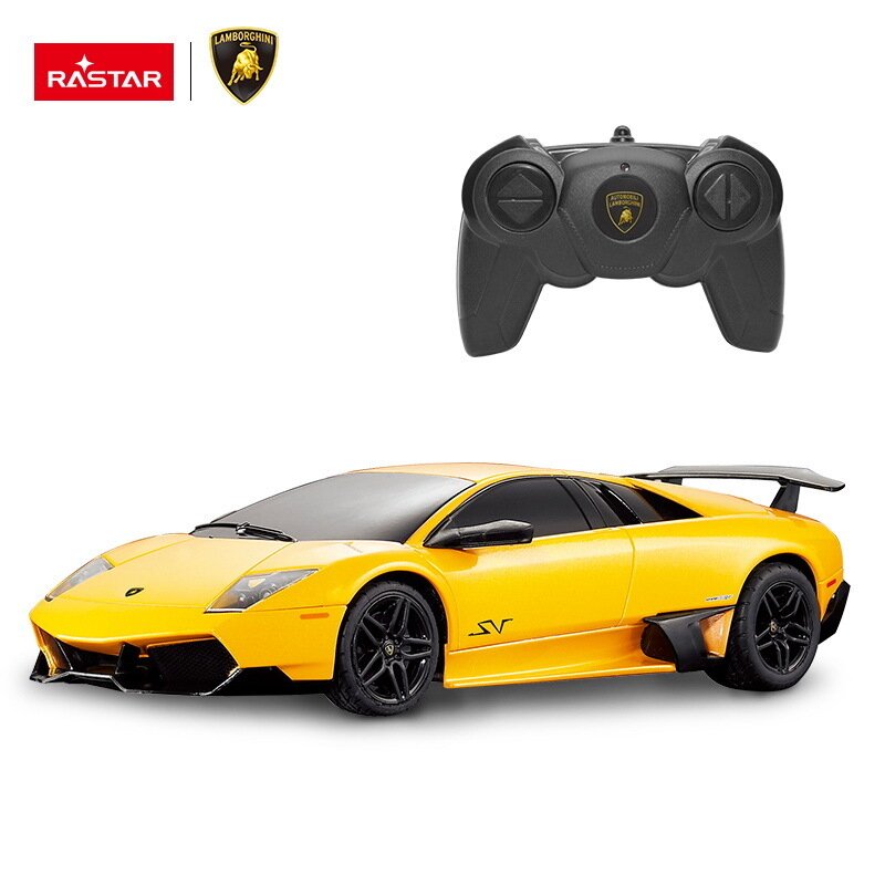 Rastar - masinuta cu telecomanda lamborghini murcielago lp670 , scara 1:24, galben