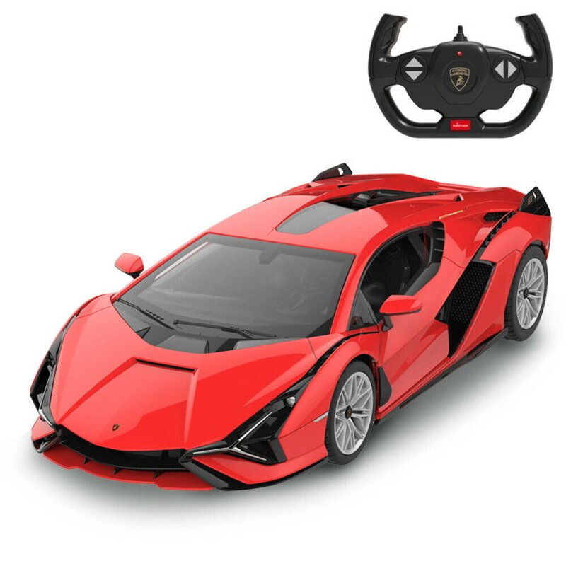 Rastar - Masinuta cu telecomanda Lamborghini Sian , Scara 1:14, Rosu