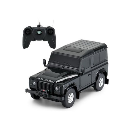 Rastar - Masinuta cu telecomanda Land Rover Defender ,  Scara 1:24, Negru