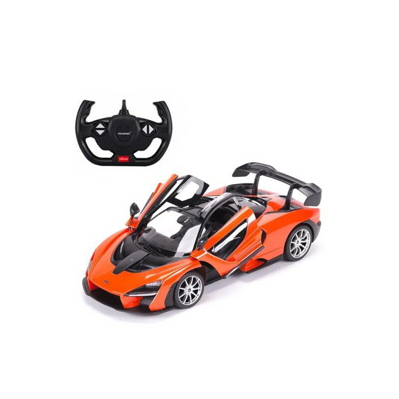 Rastar - masinuta cu telecomanda mclaren senna , scara 1:14, portocaliu
