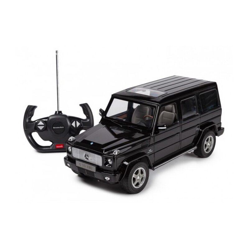 Rastar - masinuta cu telecomanda mercedez-benz g55 , scara 1:14, negru