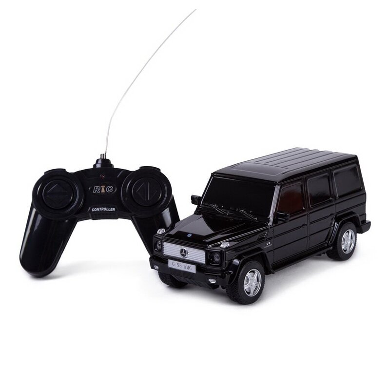 Rastar - masinuta cu telecomanda mercedez-benz g55 , scara 1:24, negru