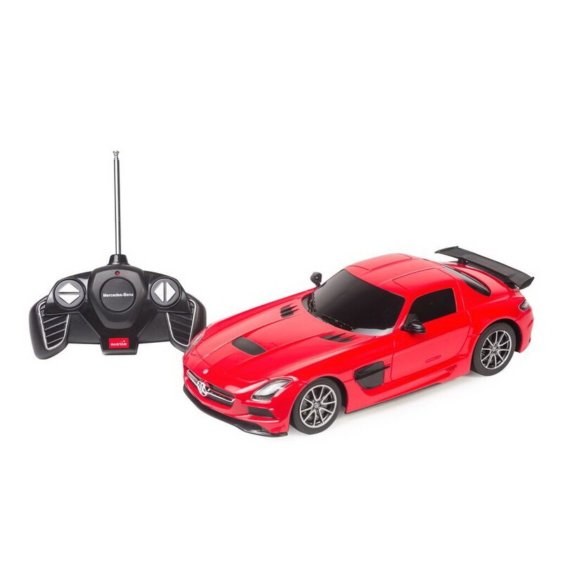 Rastar - Masinuta cu telecomanda Mercedes-Benz SLZ AMG, Scara 1:18, Rosu