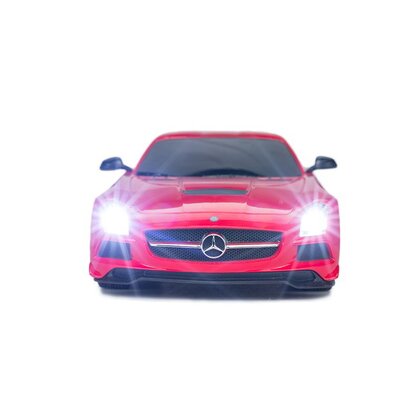 Rastar - Masinuta cu telecomanda Mercedes-Benz SLZ AMG,  Scara 1:18, Rosu