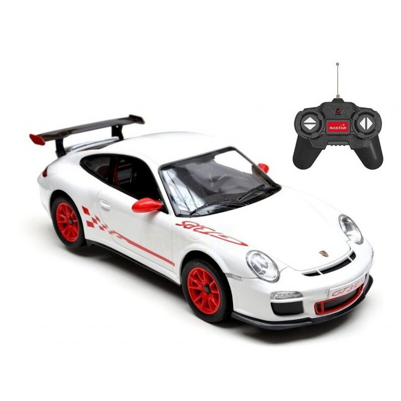 Rastar - masinuta cu telecomanda porche gt3 rs , scara 1:24, alb