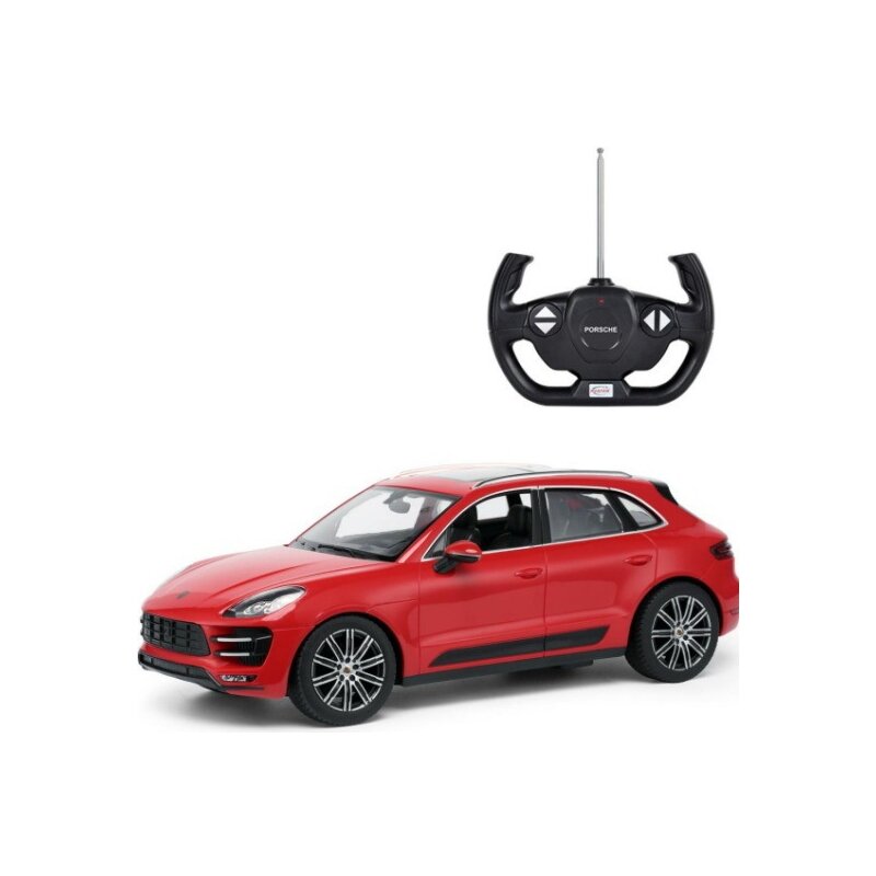 Rastar - Masinuta cu telecomanda Porche Macan Turbo, Scara 1:14, Rosu