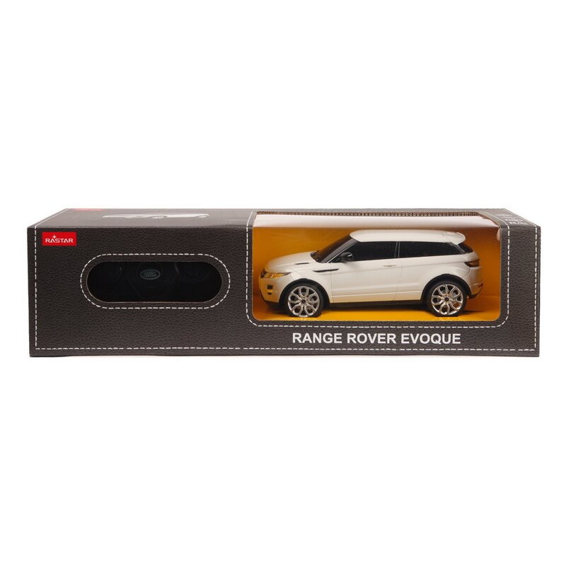 Rastar - masinuta cu telecomanda range rover evoque, scara 1:24, alb