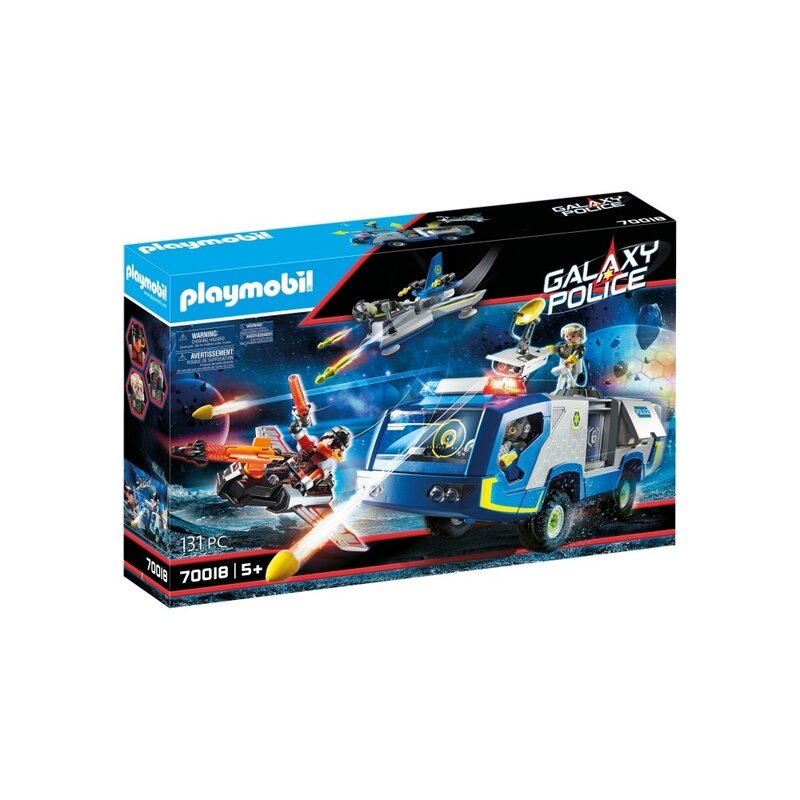 Playmobil - masina de teren a politiei galactice