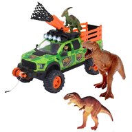 Dickie toys - Masina  Dino Hunter cu 4 figurine
