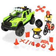 Dickie Toys - Masina Playlife Bike Trail Set cu figurina si accesorii