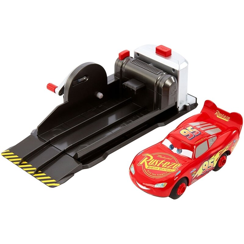 Masinuta fulger mcqueen cu lansator by mattel