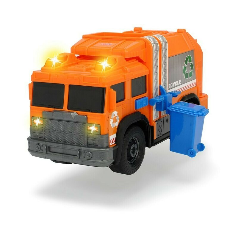 Simba - masina de gunoi recycle truck, portocaliu