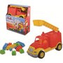 Masina pompieri 30 cm cu 36 piese constructie, in cutie Ucar Toys UC102 - 4