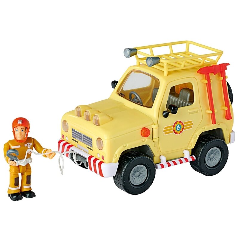 Simba - masina fireman sam mountain 4x4 cu figurina