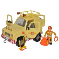 Simba - Masina  Fireman Sam, Sam Mountain 4x4 cu 1 figurina si accesorii
