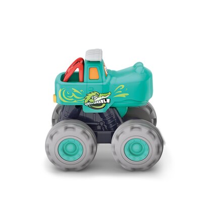Jucarii bebe - Hola - Masina Crocodilul , Monster truck, Multicolor