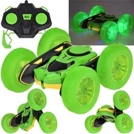 Masinuta cu telecomanda, Cu roti iluminate, Verde