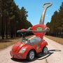 Masinuta de impins, Baby Mix, Mega Car, Pana la 23 kg, Cu maner de impins pliabil, Cu suport picioare, Cu protectii laterale detasabile, Cu melodii si claxon, Cu suport jucarii sub sezut, 12-36 luni, Red - 3